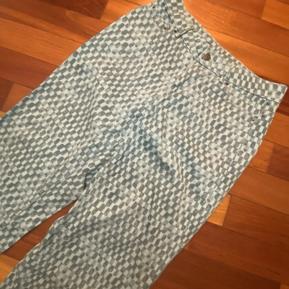 Retro Jeans size 4 boho Future Collective unique high rise - Picture 2 of 4